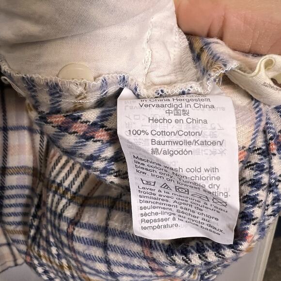 Madewell Womens Flannel Sunday Shirt in Belmont Plaid Plus Size 3X - Picture 13 of 15